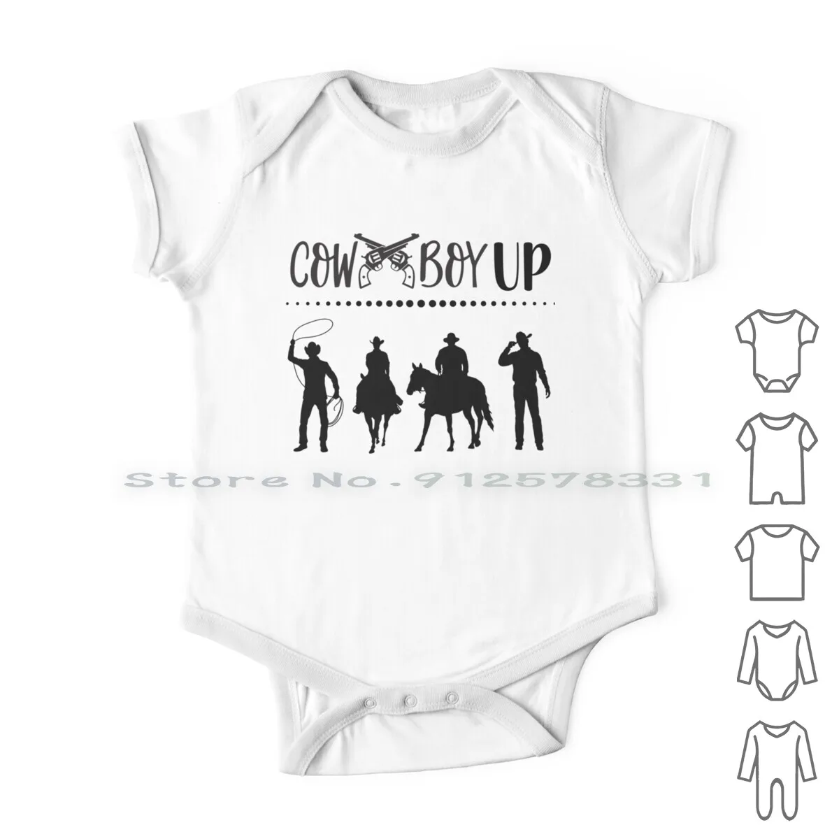 Cowboy Let Ride Newborn Baby Clothes 