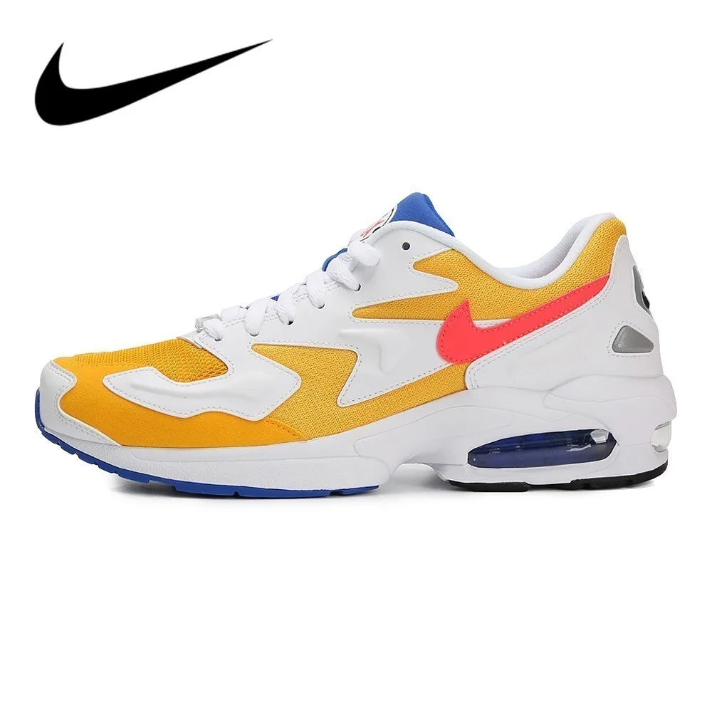 

Nike Air Max2 New Arrival Men Running Shoes Comfortable Air Cushion Light Engraved Shoes Outdoor Sports Sneakers New AO1741-700