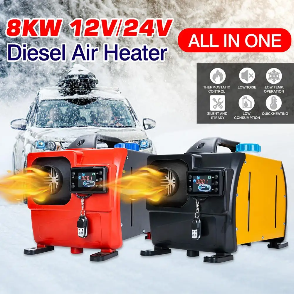 12v 8kw Universal Car Diesel Fuel Air Parking Heater All-in-one Machine For  Trucks / Motor-home / Boats / Camper Van Winter Warm - Heater Parts -  AliExpress