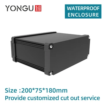 

Waterproof IP68 Enclosure Power Bank Project Case Outdoor Instrument Enclosures Sandblasting Box Junction Housing M05 200*75mm