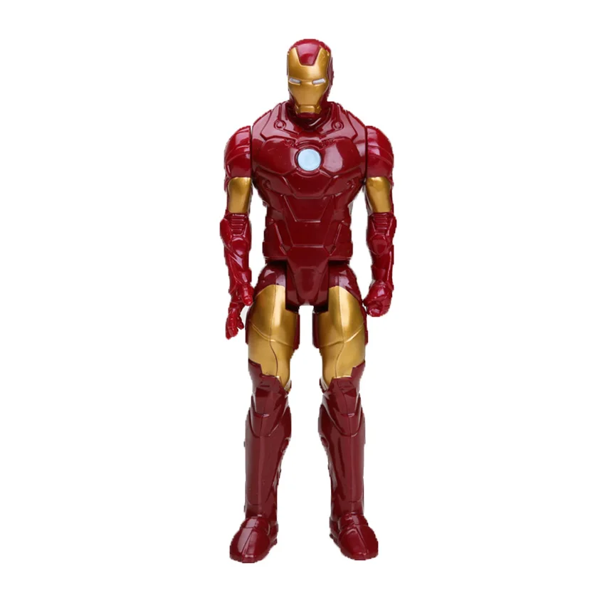 1" 30 см Marvel Мстители черный костюм Человек-паук фигурка игрушка Человек-паук Коллекционная модель игрушки Железный человек Тор - Цвет: ironman  oppbag