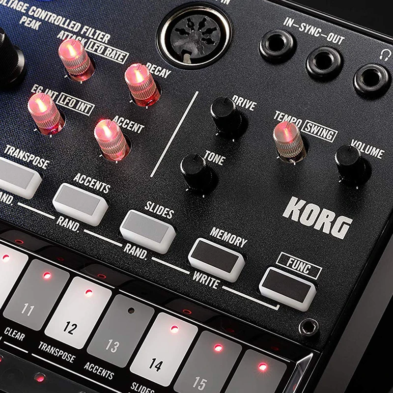 Korg volca нубас вакуумная трубка аналоговый клавиатура синтезатор