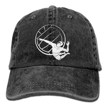 Пляжный волейбол Spike1 унисекс бейсбольная кепка хлопок деним регулируемый, для спорта на открытом воздухе Кепка для мужчин или женщин