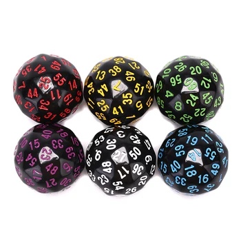 

1Pcs Game Dice Polyhedral D60 Multi Sided Dice Digital Dice Game Party Entertainment Equipment