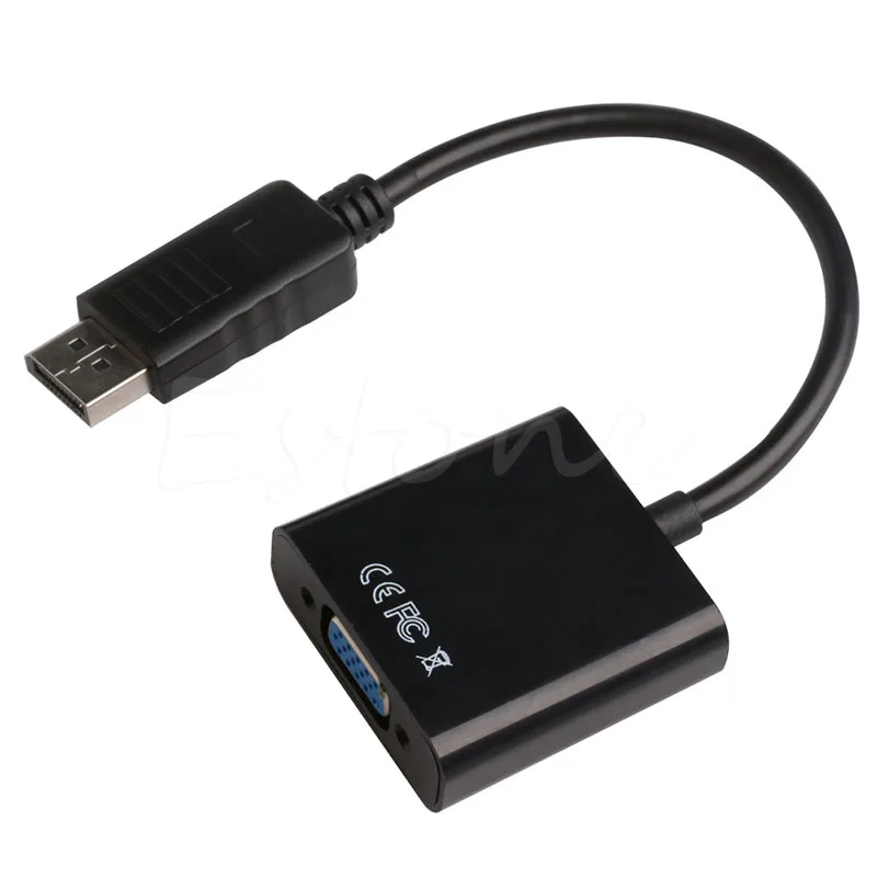 

Stock Display Port DP Male to VGA Female Adapter Display Port Converter Cable 634A