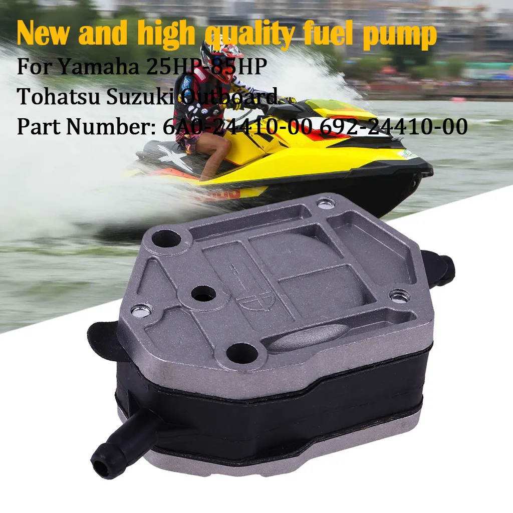 

YATERKU Fuel Pump part number:6A0-24410 692-24410-00-00 663-24410-00 for 2-Stroke Outboard for yamaha 25HP-85HP#826Y25