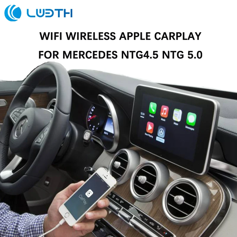 

LWBTH Aftermarket WIFI Wireless Apple Carplay Car play for Mercedes NTG4.5 NTG 5.0