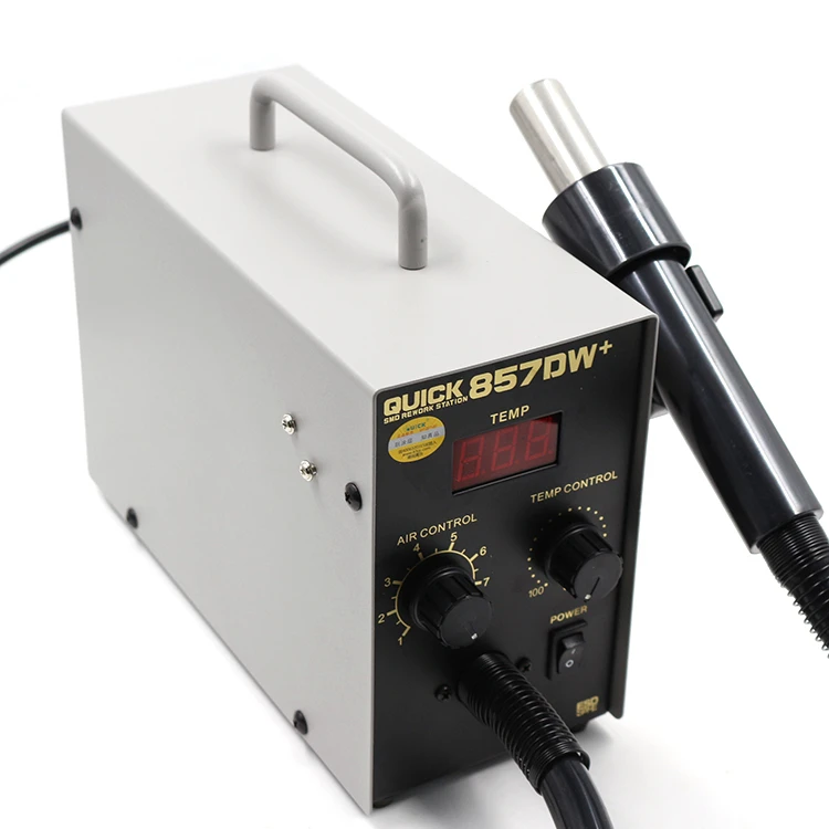 

portable digital display hot air dryer QUICK portable digital display hot air dryer repair heater gun QUICK 857DW+ AC220V
