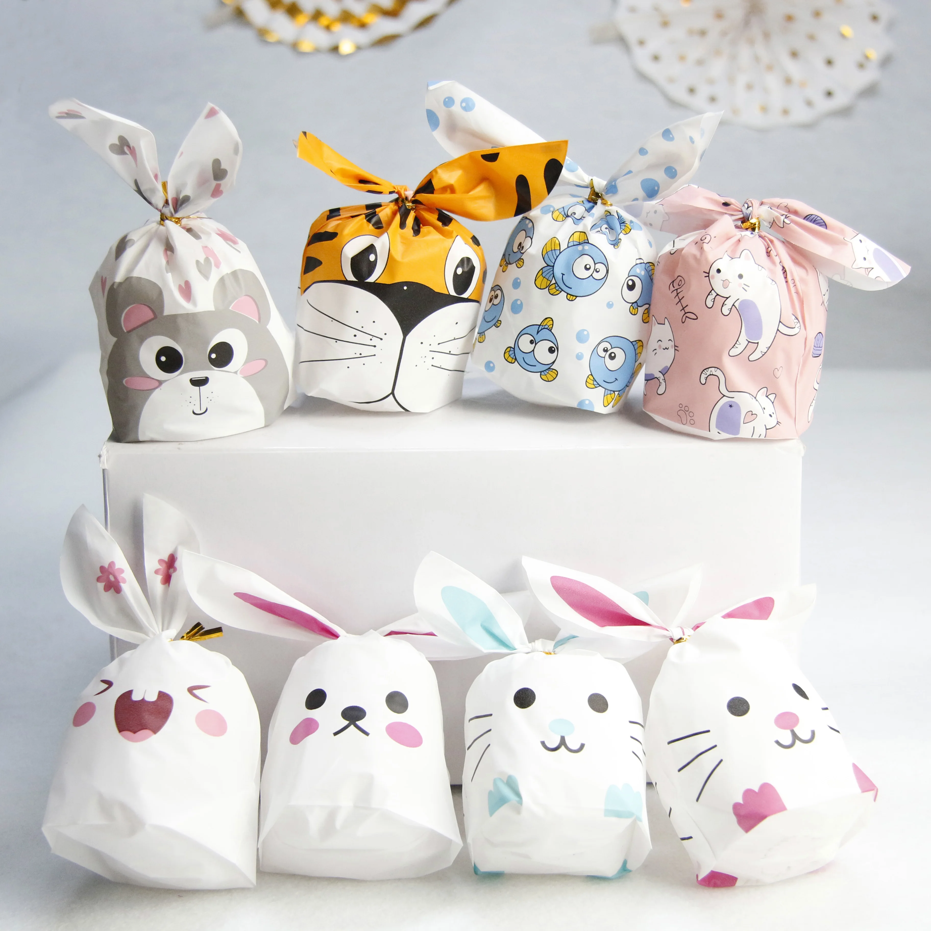 Plastic Candy Gift-Bag Biscuit Party-Decorate-Supplies Dessert Activity Baking Cute of