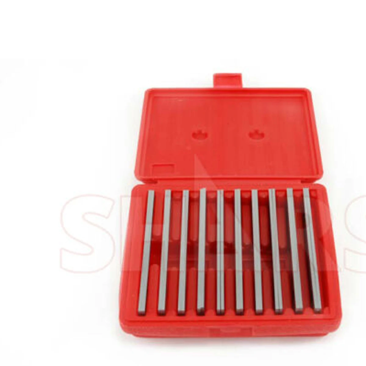 

SHARS 1/8" STEEL PARALLEL SET 10 MATCHED PAIRS PARALLELS .0002" HARDENED NEW ^[