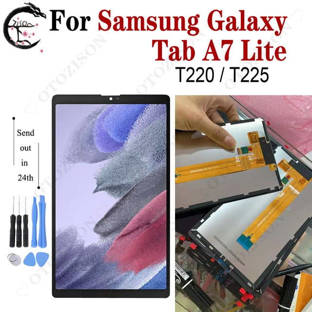 For Samsung Galaxy Tab A7 Lite SM-T220 SM-T225 LCD Display Touch Screen  Panel digitizer Assembly