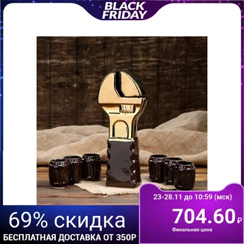 

Set for cognac "Wrench wrench", 7 pieces in a set, 0.5 l / 0.05 ml