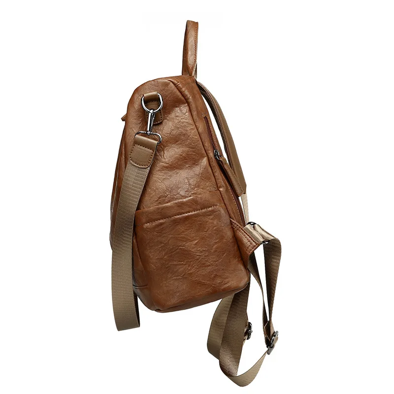 

2018 Spring New Style WOMEN'S Bag Fashion Backpack Top Grade Sheepskin Large Capacity Schoolbag