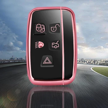 

Tpu Key Cover for Land Rover RANGE ROVER Evoque Discovery 4XEL SPORT Freelander 2 Key Caos for Jaguar XE XJL XF Car Accessories