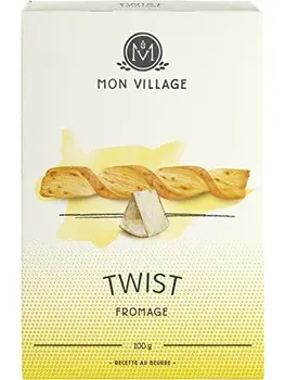 

MON VILLAGE Twist Feuilletés au Fromage 100 g - Lot de 6