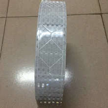 5CM Wide Diamond Model Square Flashing Warning Reflective PVC Tape For The Clothing