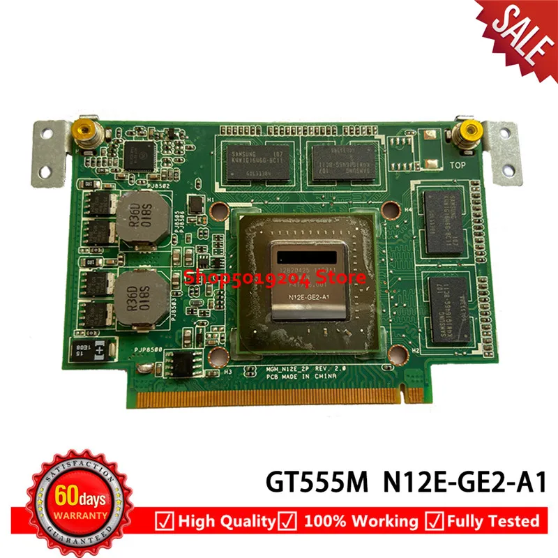 GT 555M GT555M N12E-GE2-A1 ноутбук VGA видеографическая карта для ASUS N75S N75SF N55SF N75SL N55SL GeForce 2 ГБ