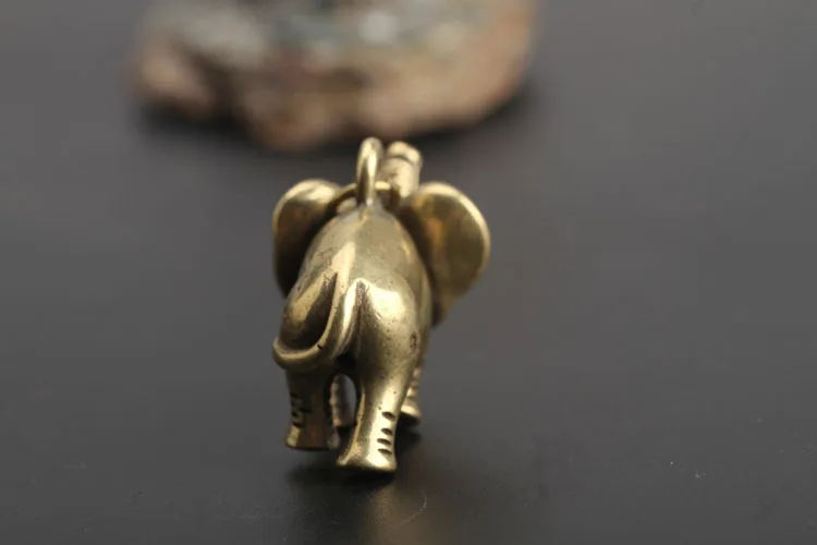 Copper Lucky Elephant Small Ornaments  (8)