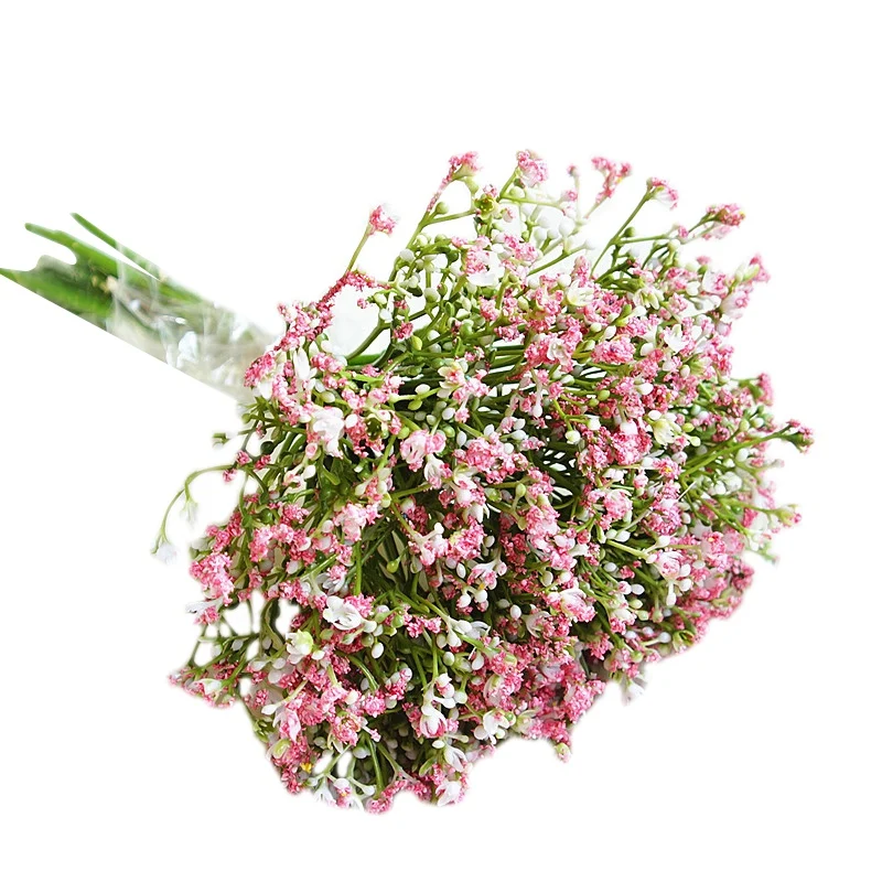 Pink Пластиковая ручная роспись, звездная ночь, Примула, искусственный цветок, украшение для дома, реквизит для фотосъемки, ручная работа, сделай сам - Цвет: Pink