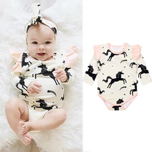 Pelele para niñas pequeñas, trajes informales de moda, monos de manga larga para niños, ropa