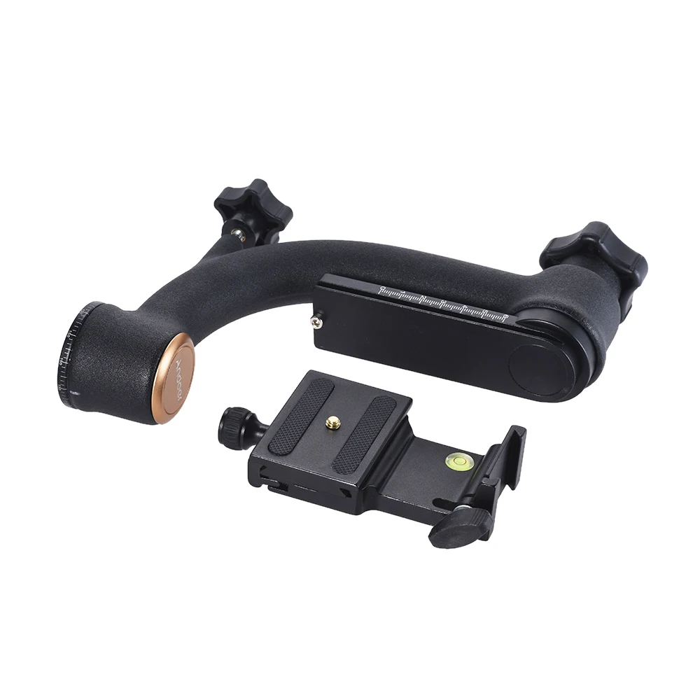 Andoer алюминиевый сплав Gimbal Head Pan Tilt Штативная головка принять для Arca Swiss Quick Release Plate для DLSR камеры до 20 кг