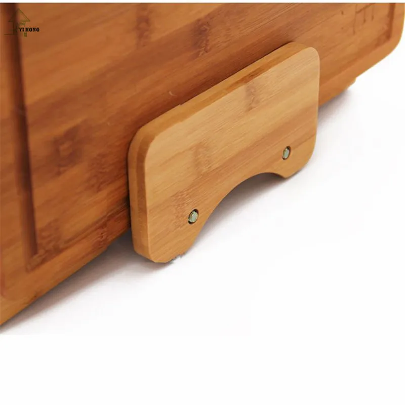 Kitchen Knife Holder Multifunction Bamboo Knife Rack Chopping Blocks Fork Kitchen Knife Block Stand Wood Knife Holder Creative
