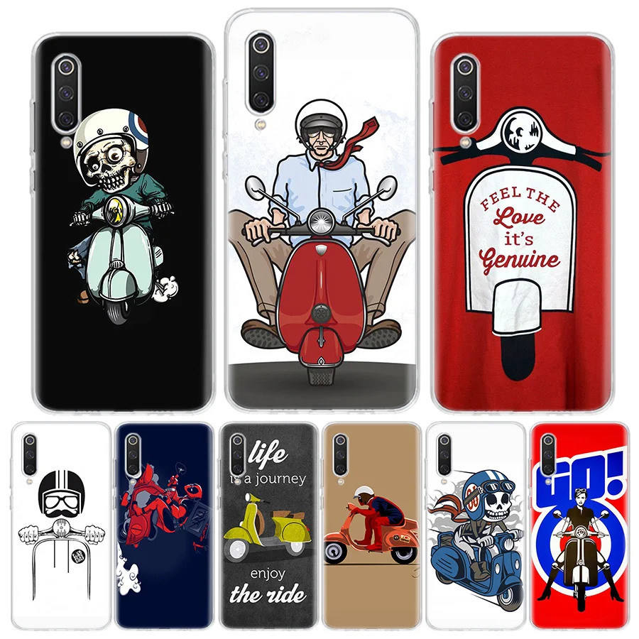 Чехол Vespa для Xiaomi Redmi Note 10 9 9S 8 8T 7 6 5 9C 9A 8A 7A 6A 5A Pro S2 K20 K30 | Мобильные телефоны и
