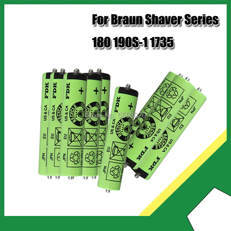 For Braun Shaver Series 1HR-AAAUV 180 190S-1 1735 Cruzer Z3 Z4 Z5 Z6 5753 Battery 1.2V Ni-MH Rechargeable for FDK | Электроника
