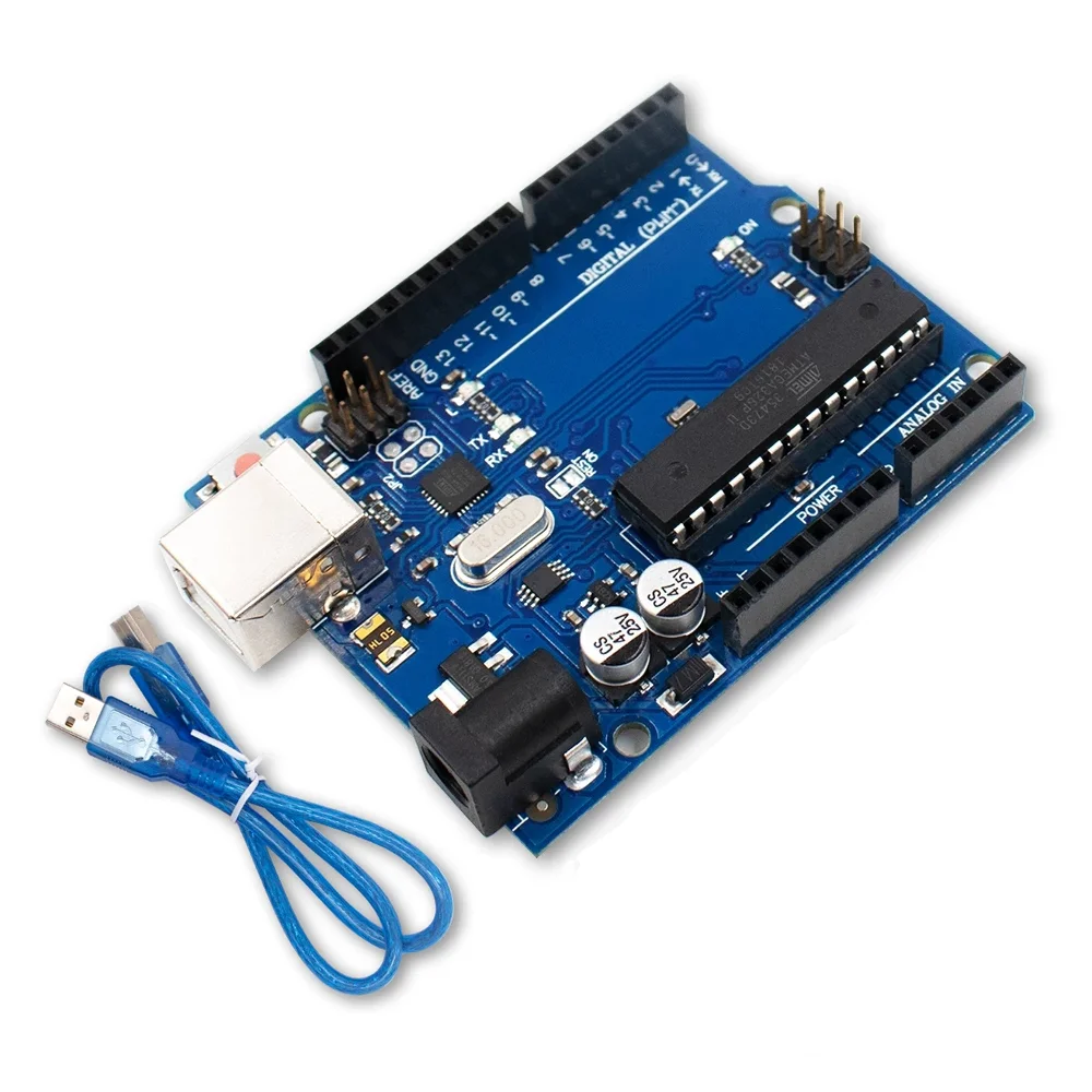 Для UNO R3 MEGA328P ATMEGA16U2 макетная плата с USB кабелем для Arduino Starter Kit|Интегральные схемы| |