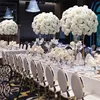 60CM 3/4 Large Artificial Flower Ball Silk Table Flower Centerpiece For Party Event Wedding Decor Road Lead Table Flower Bouquet ► Photo 2/6