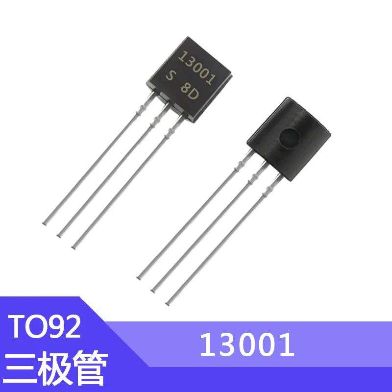 50pcs 13001 In-line MJE13001 NPN Package TO-92 High Voltage Tube 400v/0.2A Transistor new arrival voltage regulator transistor 50pcs 10 value voltage regulator transistor assortment kit lm317t l7805 l7824