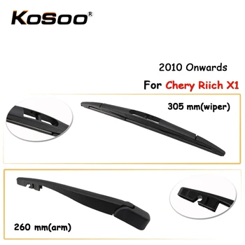 

KOSOO Auto Rear Car Wiper Blade For Chery Riich X1,305mm (2010-) Rear Window Windshield Wiper Blades Arm,Car Accessories Styling