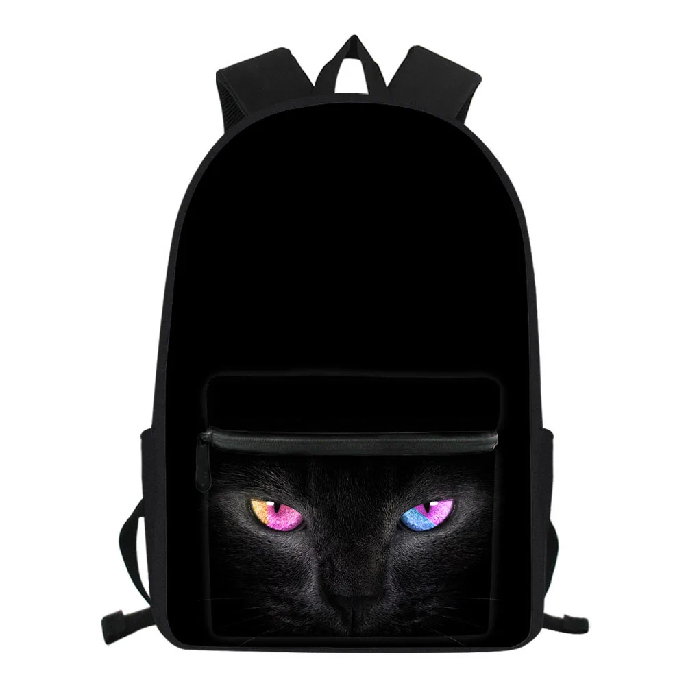 

2020 can be designed cat print backpack, used for teen girls high school backpack, shoulder bag, rucksack Mochila Escolar