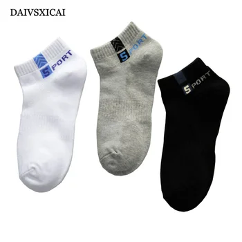

5Pairs/lot=10pieces Cotton Breathable Mesh Sports Socks Cotton Male Waist Anti-skid Sports Mens Boat Socks
