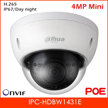 

Original Dahua 4MP WDR IR Mini Camera Cmos Day Night vision H.265 H.264 Waterproof Camera Ip camera Support POE English version