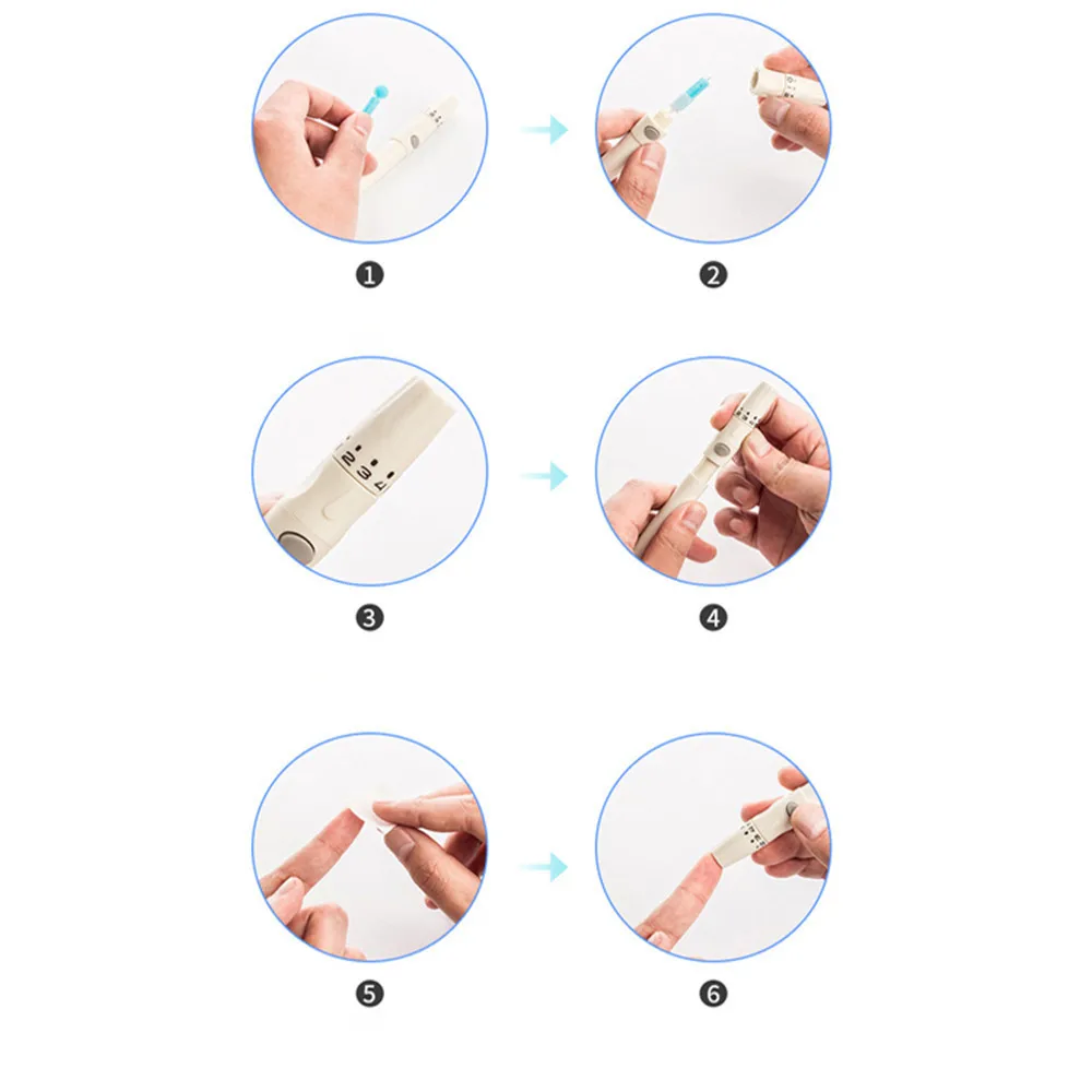 How to use the Lancing device