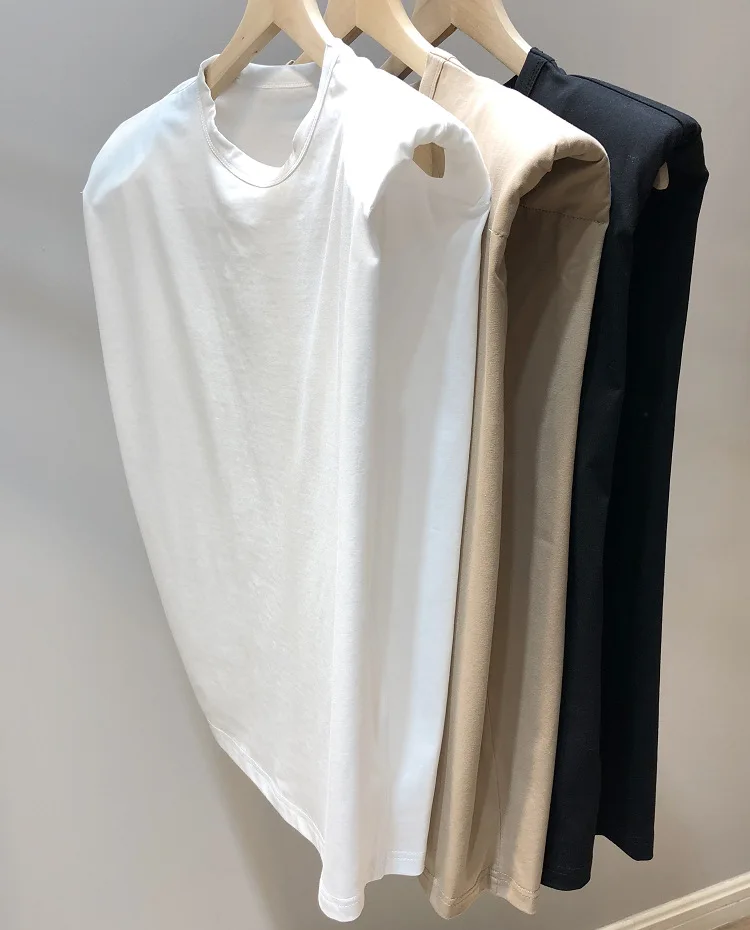 Brief Sleeveless Cotton Tees Women Loose T-shirts 