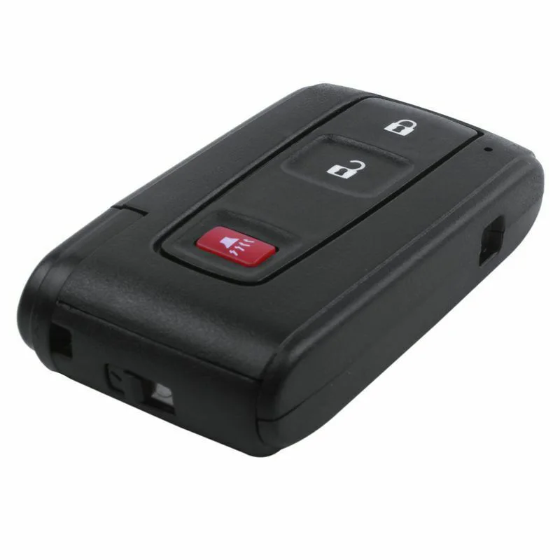 2+ 1 Кнопка смарт-ключ оболочка Замена части для Toyota Prius 2004-2009 аксессуары черный B7U4 чехол для ключа автомобиля