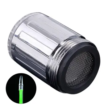 

Light-up LED Waterx Faucet Changing Glow Kitchen Shower Tap Water Saving Novelty Luminous Faucet Nozzle Head Bathroom Light