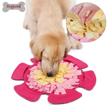 

Sniffing Pet Mat Flower Type Dog Yoga Mat Consumption Energy Slow Food Educational Training Smell Blanket