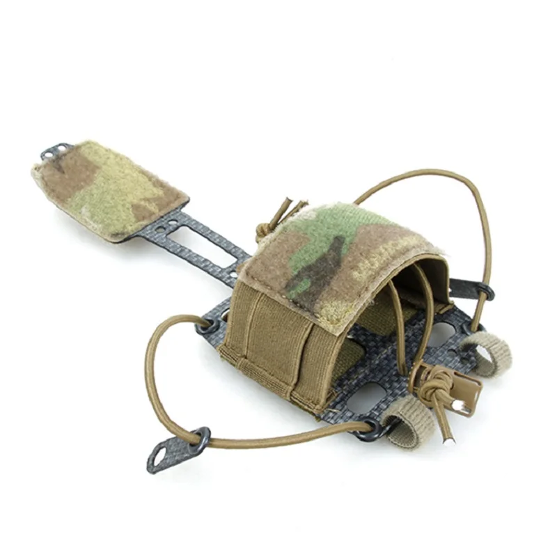 Tactical Multi-Functional T-type Battery Box Storage Bag Outdoor Sports BK CB RG MC MCBK