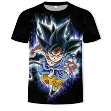 Футболка Dragon Ball DBZ Bulma Super Saiyan vegeta 3D для мужчин и женщин, аниме, Детская футболка Goku Goten Gohan, Harajuku Lonzo Ball, футболки