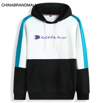 

2020 Early Male With Hat Sweater Youth Small Fresh Spell Color Sweater Coat Super Fat Man Plus Fat Plus Size