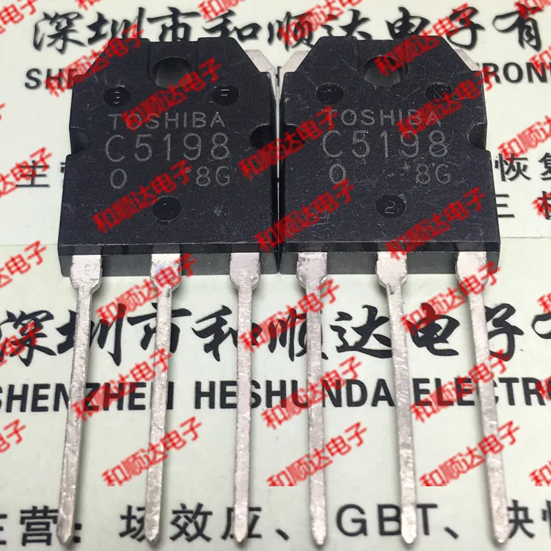 10 шт./лот 2SC5198 C5198 новые имеющиеся TO-3P 140V 10A