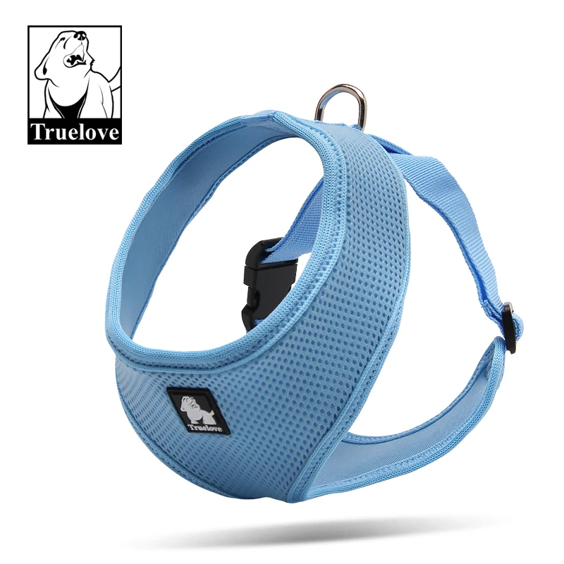 Truelove Breathable Nylon Mesh Dog Harness - Comfortable Walking Gear for Small to Medium Dogs