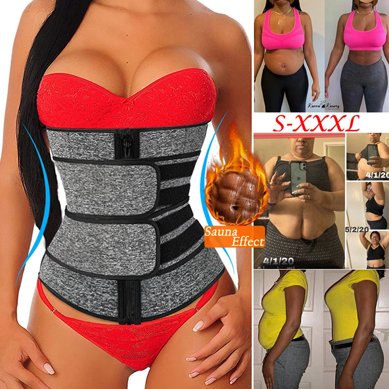 Faja Shapewear Waist Trainer Corset Sweat Belt for Women Weight Loss Compression Trimmer Workout Fitness Body Shaper | Женская одежда