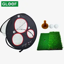 1Set Foldable Golf Chipping Net Set Cornhole Game Set Golfing Target Net for Indoor Outdoor Practice Training Dropship