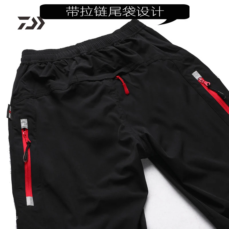 Daiwa зимние уличные водонепроницаемые брюки мужские плюс бархатные утолщенные походные брюки теплые велосипедные спортивные брюки черные против морщин