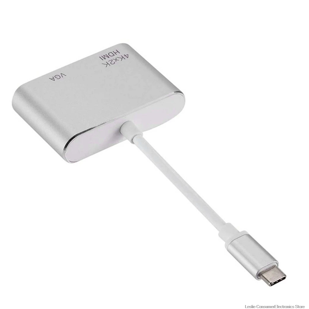 2 в 1 USB 3,0 USB2.0 к HDMI адаптер 4K HD 1080P type-C к HDMI/VGA Аудио Видео кабель конвертер для ноутбука Macbook компьютер
