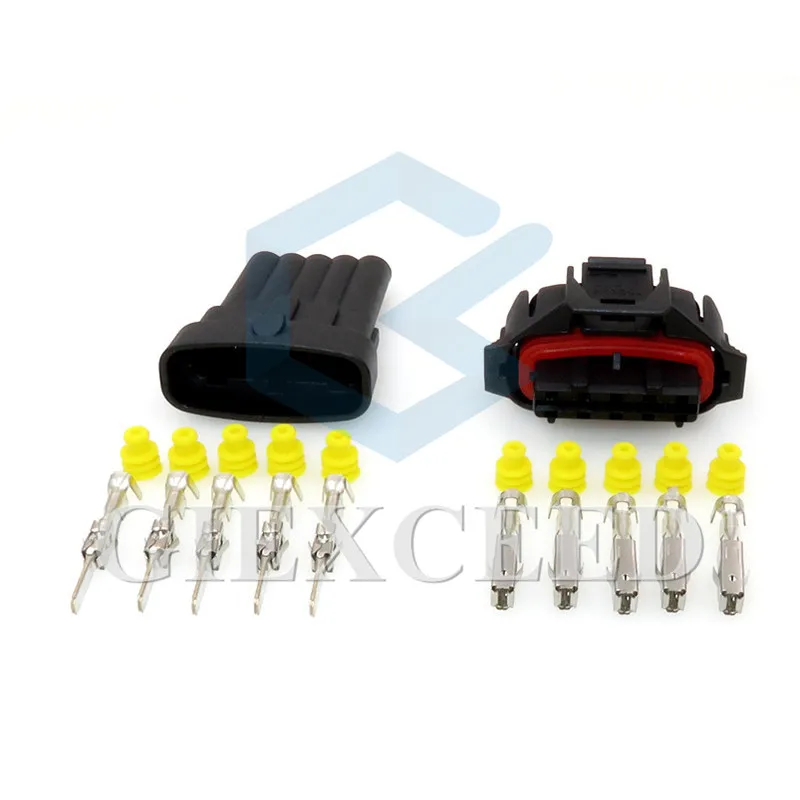 2 Sets 5 Pin 1928403738 Automotive MAF BSK Oxygen Sensor Plug Common Rail Injector Crankshaft Position Socket For Bosch | Автомобили и